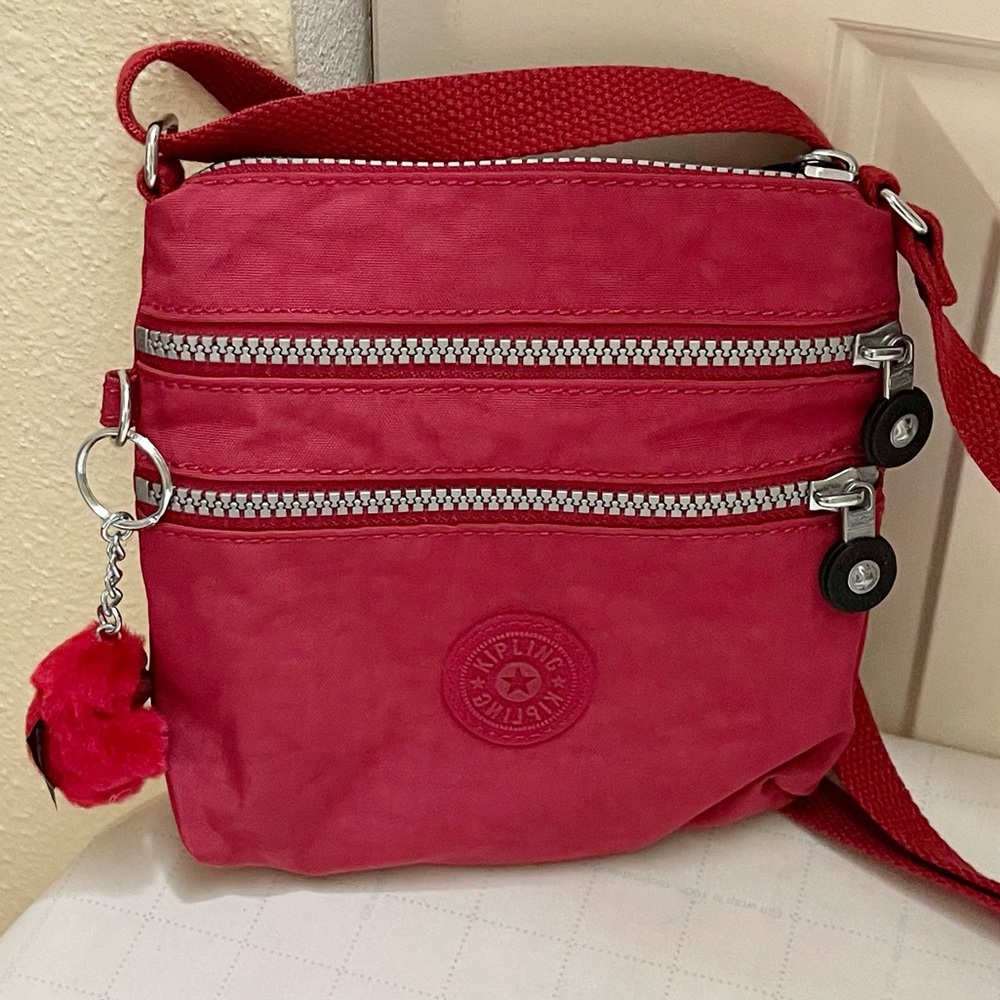 Bundle of 2 Kipling triple zip crossbody mini bags - Picture 2 of 16